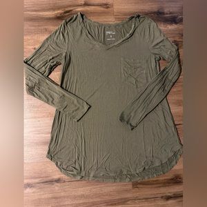 Olive Green Long Sleeve Shirt